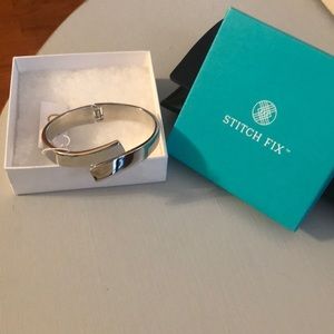 Bancroft silver cuff bracelet